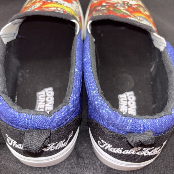 Warner Brother Looney Tunes Merrie Melodies Cartoon Slip-On Shoe Men\'s 10.5 EUC main image 7